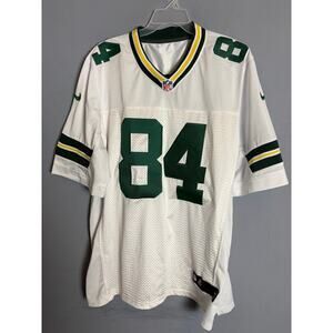 Nike Green Bay Packers Jared Abbrederis #84 White NFL Game Jersey Men’s 2XL